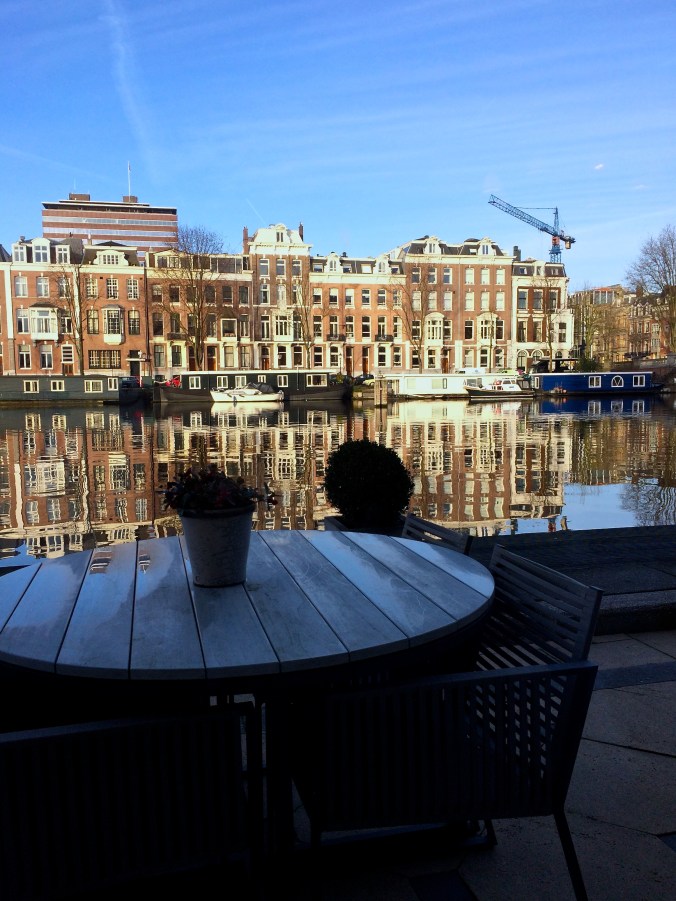 Amstel breakfast view