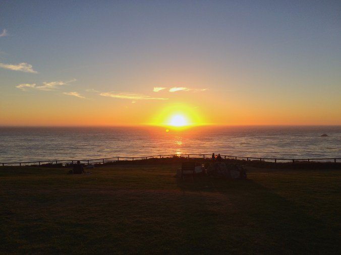 sunset big sur