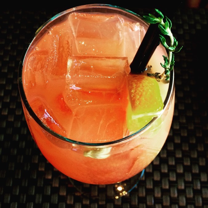 blood orange thyme lemonade
