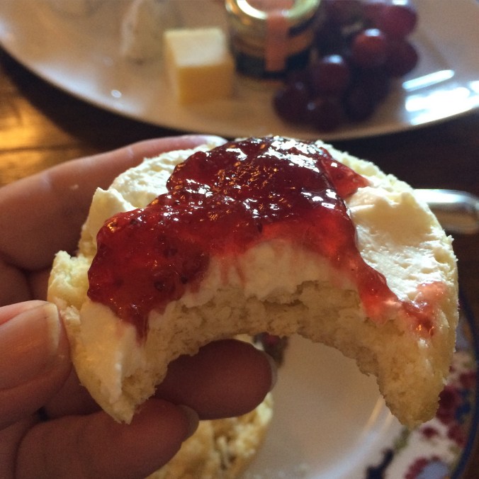 scones and cream