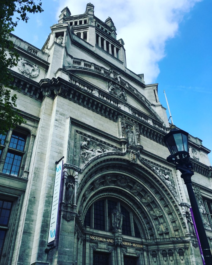 exterior entrance to v and a